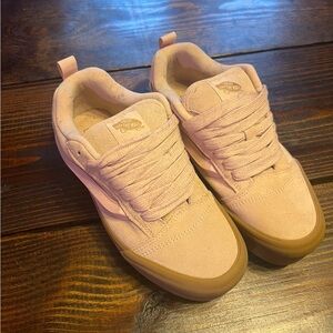 Vans Pink and Tan Women's Shoes